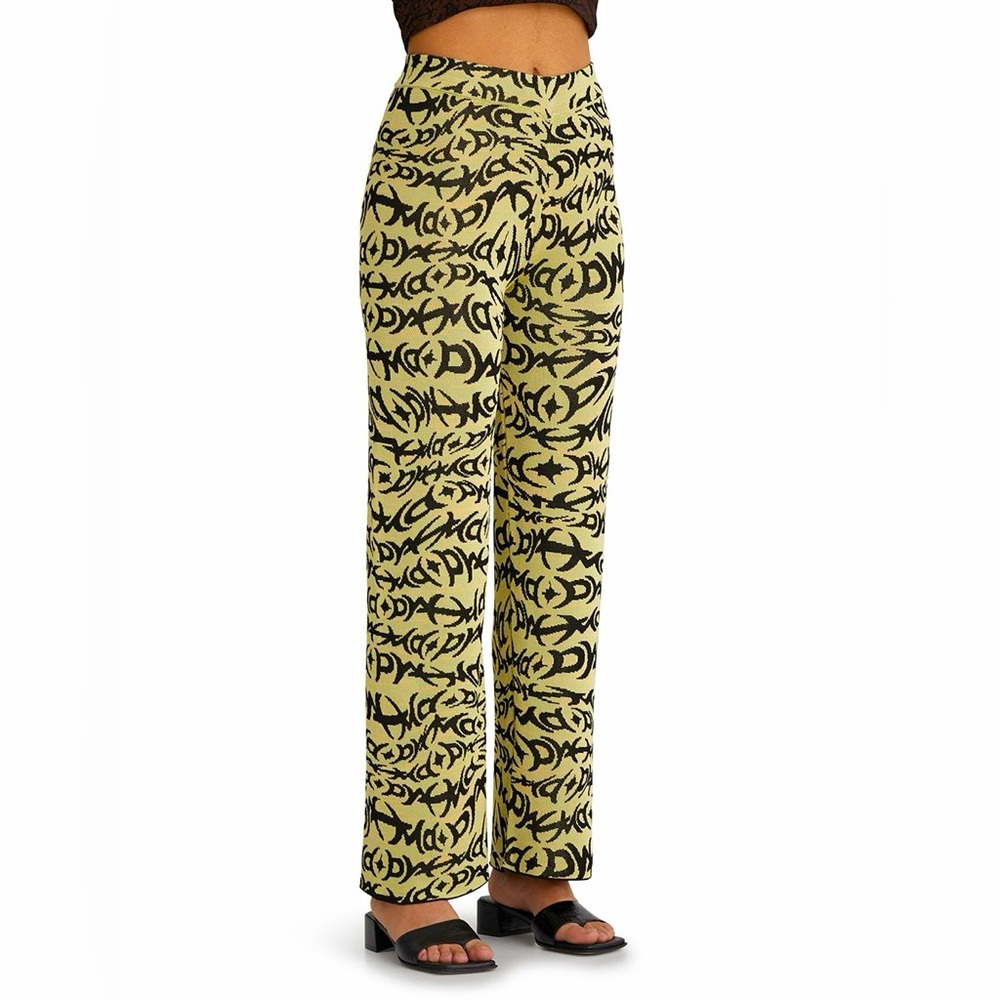 Paloma Wool Green & Black Paige Pants Size XS